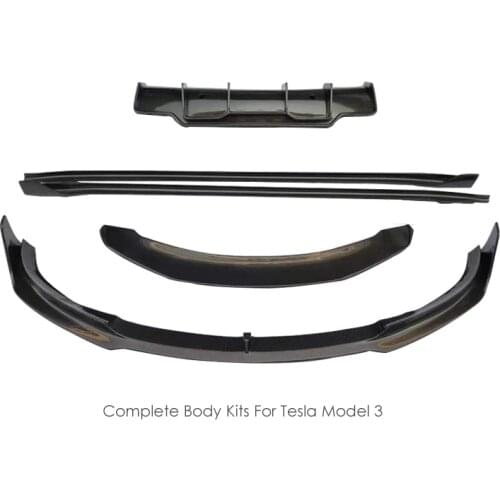 Carbon Fiber Body Kits For Tesla Model 3 Cars