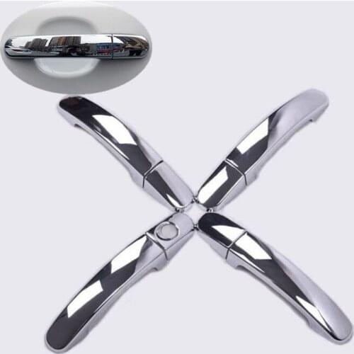 FUNDUOO For Ford C-MAX 2004-2010 MK1 C MAX HIGH QUALITY CHROME CAR DOOR HANDLE COVER TRIM Car Accessories Styling