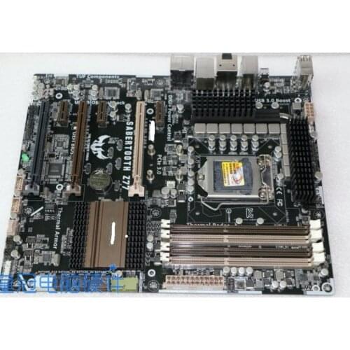 Original motherboard ASUS SABERTOOTH Z77 DDR3 LGA 1155 For 3 22/32nm CPU USB3.0 HDMI 32GB Z77 Desktop motherboard Free shipping