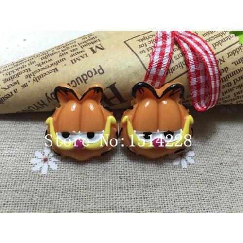 Free shipping!Resin cute cat for Hair Bow Center phone decoration ,DIY26*28mm