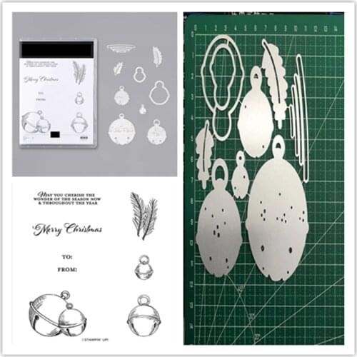 Christmas Metal Cutting Dies 2021 Clear Stamps and Dies Scrapbooking New Arrival Metal Die Cutters for ScrapbookingStamping
