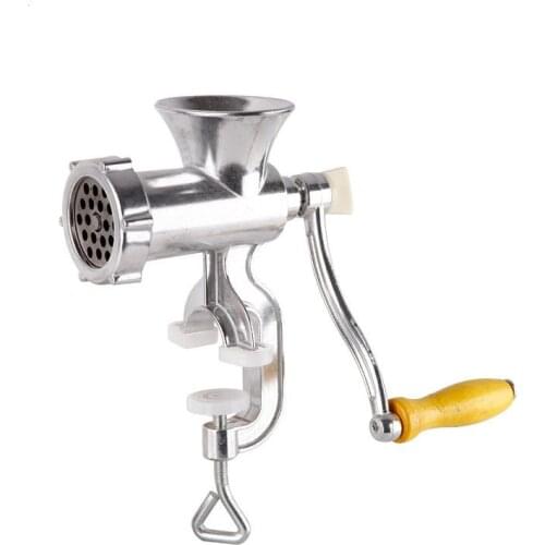 Manual meat grinder and sausage maker stuffer stand mixer kitchenaid stainless steel mincer machine for home use