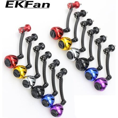 Ekfan suitable for Shimano daiwa carbon fiber fishing reel handle alloy knob grip pill fishing tackle DIY lure