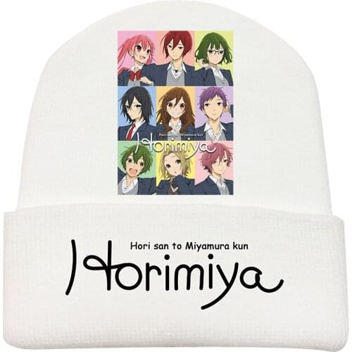 Student Hori San to Miyamura Kun Horimiya Kyoko Izumi Casual Hip Hop Masked Hat Brimless Pullover Cap Headgear Helmet