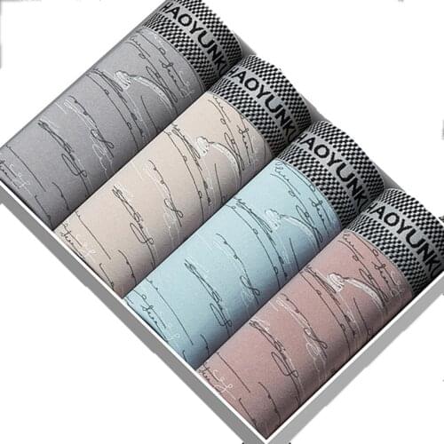 Men Underwear Cotton Boxer Men Underpants Comfortable Breathable Mens Panties Underwear Boxershorts Man Boxer Short Homme 4XL