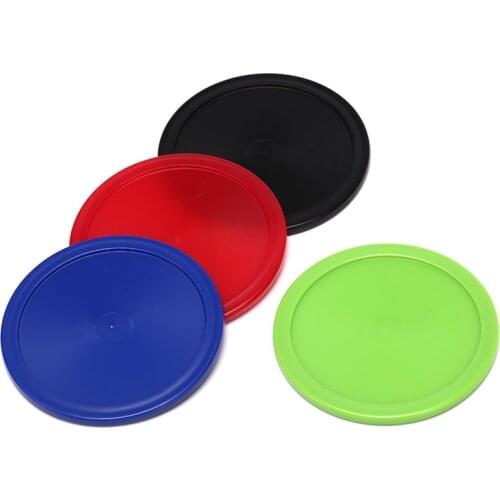 High Quality Sports Entertainment Ice hockey table round board 8PCS Red Plastic Mini Air Hockey Table Pucks Children Table Toys