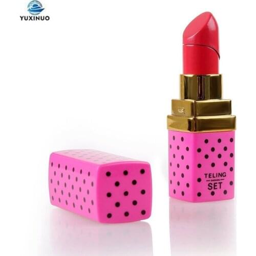 Lady Lighter Fashion Lipstick Shape Refillable Butane Gas Smoking Accessories Cigarettes Lighters Gadgets for Girl Women