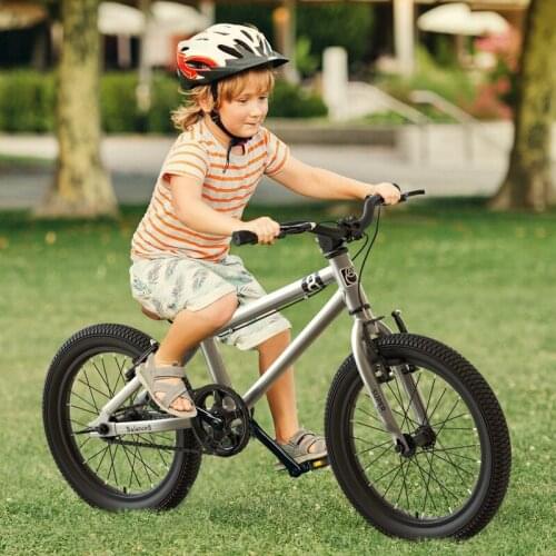 16-inch Single Speed Children Bicycle High Carbon Steel Mountain Bike Fashionable and Durable Outdoor Balance Bike for Students