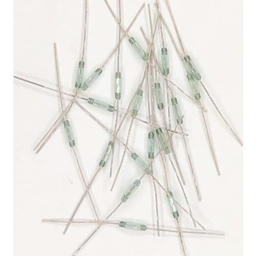 20PCS/LOT magnetic reed switch glass sealed portion size imported 1.8 * 7MM normally open NEW