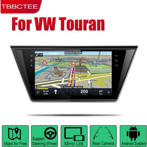 TBBCTEE Auto Player GPS Navigation For Volkswagen VW Touran 2015~2018 Car Android Multimedia System Screen Radio Stereo