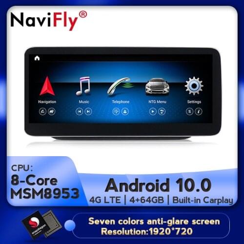 8 core 4GB+64GB 10.25" 1920*720 Android 10.0 Car multimedia player for Mercedes benz B Class W246 B150 B200 B220 B250