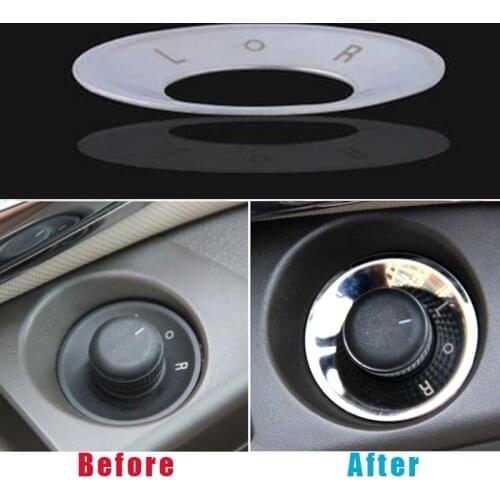 Car styling Rearview Mirror Knob Decoration Case For Buick Encore Opel Mokka ASTRA J Insignia Chevrolet Cruze AVEO Trax Malibu
