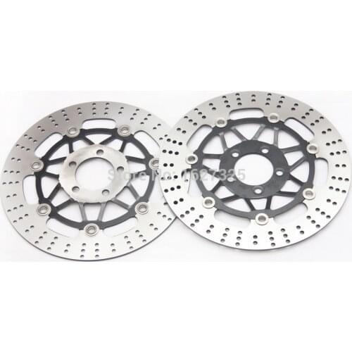 Motorcycle Front Brake Disc Rotors For ZR 250 A1-A5 91-95/ZR 250 B6 (Balius-II) 02/ZXR 250 A1/A2/B1/B2 89-90 Universel