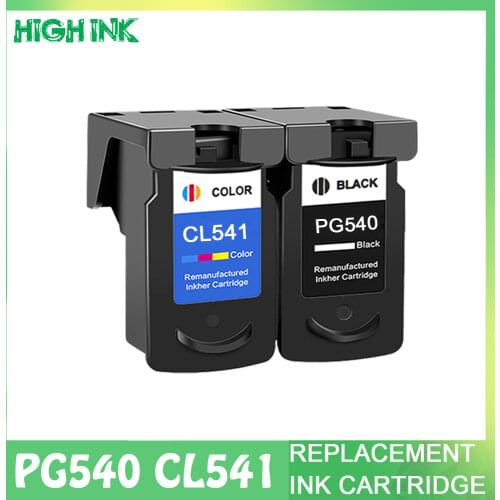 YLC PG540 PG-540 CL-541 For Canon PG540XL Ink Cartridge pg 540 for Pixma MG4250 MG3250 MG3255 MG3550 MG4100 MG4150 printer