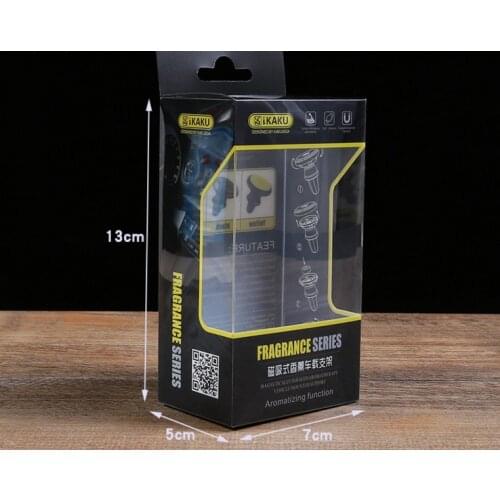 Factory outlets Colorful Plastic Clear Jewelry Box Custom pvc plastic packaging box Printing ---DH40022