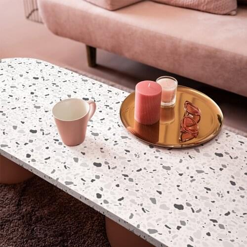 Funlife®40x250cm Terrazzo Wall Sticker Self-Adhesive Easy to Clean DIY Wallpaper for Living Room Bathroom Kitchen Home Decor