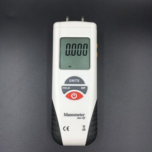 HT-1890 Digital Manometer air pressure meter air pressure Differential Gauge Kit 55H2O to +55H2O Data Hold medidor presion