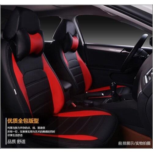 Customize automotive seat covers car cushion set leather for Cadillac CTS CT6 SRX DeVille Escalade SLS ATS-L/XTS MG3/5/6/7 MG-GT