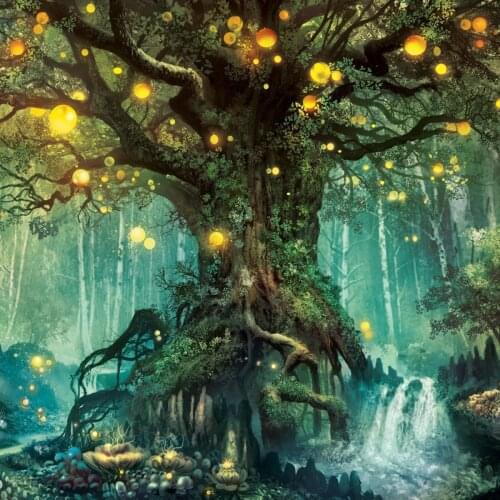 5D DIY Diamond Painting Kits Full Drill Crystal Rhinestone Embroidery Cross Stitch Arts Craft Canvas Wall Decor forest 30*30cm