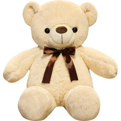 Nice Huggable Giant Kawaii Teddy Bear Plush Toys 7 Colors Stuffed Soft Doll Kids Girls Valentine Lovers Birthday Christmas Gift