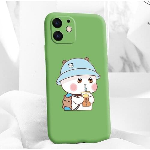 Cartoons style Case for iphone 11Pro Max X XS MAX XR 6 7 8 Top-end Mobile Cell Phone Case Liquid silicone Cover