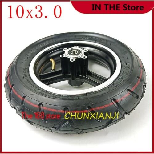 Newest 10 Inch Pneumatic Wheel 10x3.0 Tire Inner Tube&alloy Disc Brake Rim for Electric Scooter Balancing Hoverboard 10*3.0 Tyre