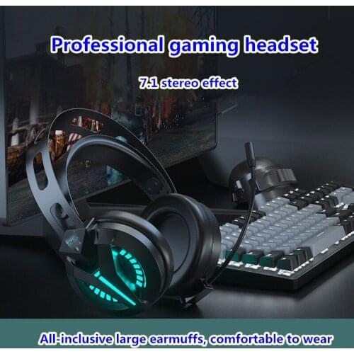 New product launches M180 professional gaming headset with mic wire-controlled luminous headset for Computer phone PS4 XBox One