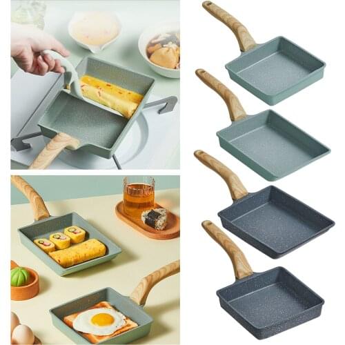 Frying Pan Tamagoyaki Tamagoyaki Japanese Omelette Pan Non-stick Egg Pan Fry Egg Pan for Kitchen Tamagoyaki Omelette Pan