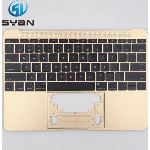 Tested A1534 keyboard US with topcase Top Case For Macbook 12 inch Retina A1534 Palmrease GR Keyboard 2016 2017 Space Grey