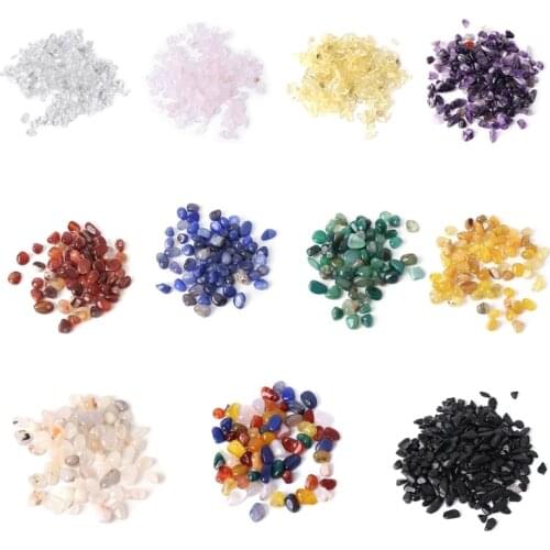 Natural Stone Aquarium Fish Tank Decoration Crystal Agate Colorful Pebble Gravel