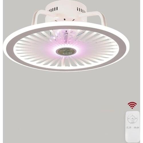 48cm Smart Ceiling Fan with Remote Control Cell Phone Indoor Home Decor Light Modern Lighting Circular Lamp Stepless Dimming