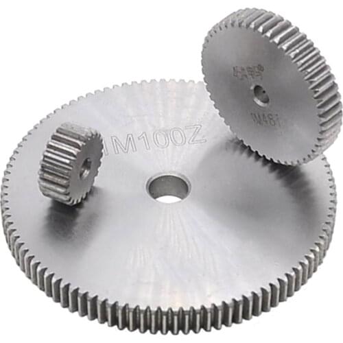 1Pcs 45# Steel Spur Gear 1Modulus 29-44 Teeth For Outer Diameter 31-46mm Shaft Reduction Gear
