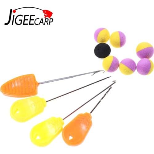 4PCS Carp Fishing Baiting Needle Boilie Drill Needle Kit Tool Pellet Hair Rig Splicing Making Tools Rig Making Tackle Accessory