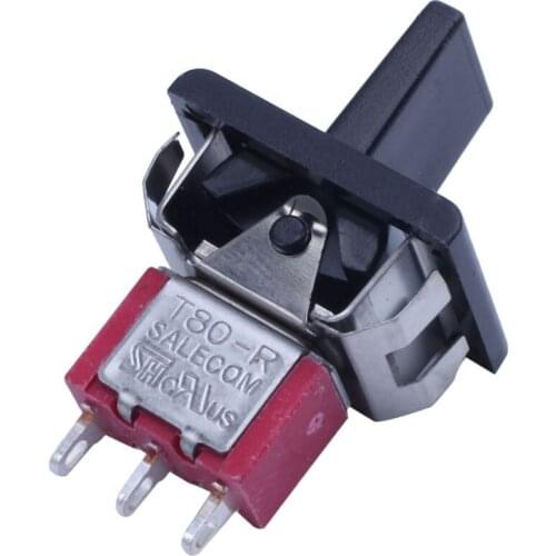 AC 250V/3A 125V/5A Momentary SPDT 3 Positions Toggle Switch T80-R CNIM Hot