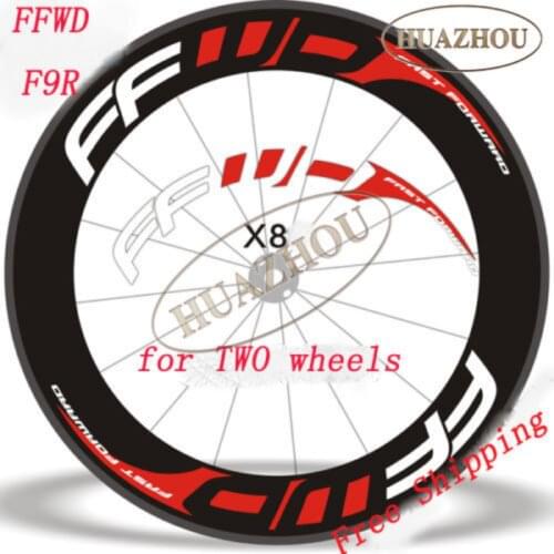 FFWD Stickers/decals of Road Bike/bicycle for 700C F9R fast forward fit 80 88 90 mm Rims decal Free shipping Wheels stickers