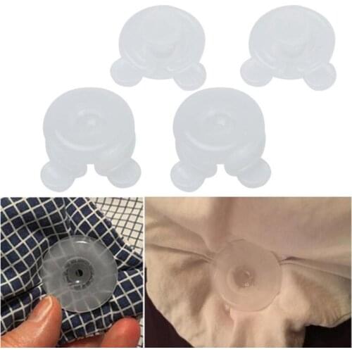 Hot 4PCS Household Comforter Grippers Bed Duvet Holders Plastic Blankets Sheet Accessories Portable Quilt Clip Fastener Clips