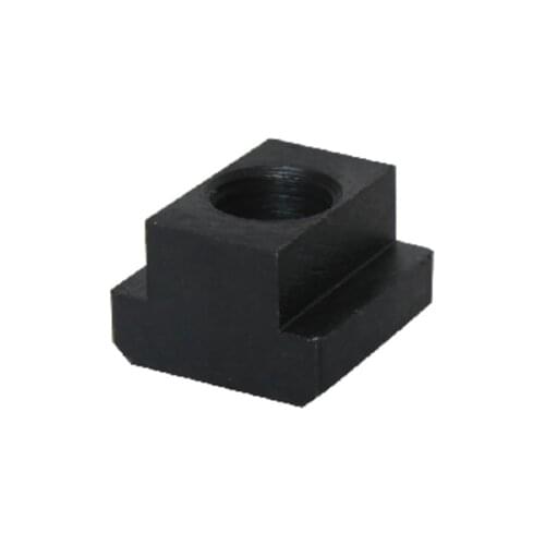 M8 M10 M12 T slots Nuts In Machine Tool Tables Oxide Finish Black Square Nuts High Hardness #45 Steel