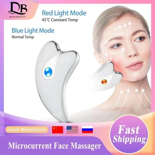 LED Facial Massager For Face Massager Face Lifting Roller Massager Facial Microcurrent Device Massage Face Lift Slimming Macine