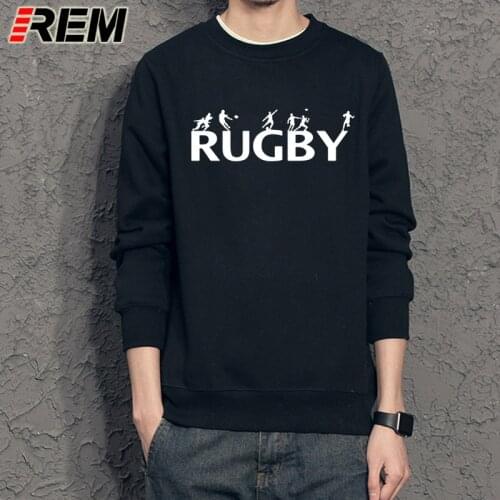 REM Fashion Men Hoodies Style Slong Sleeve Cotton Sweatshirts High Quality Men Clothings