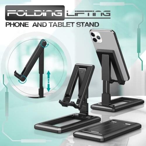 Foldable Tablet Mobile Phone Desktop Phone Stand For Ipad Iphone Samsung Desk Holder Adjustable Desk Bracket Smartphone Stand