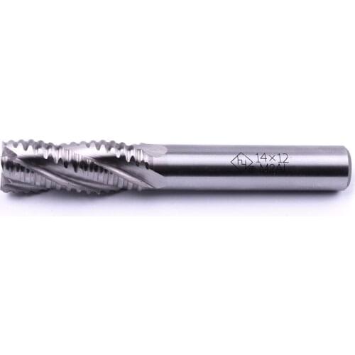 New HSS M2AL End Mill Rough Skin Flute Diameter 10mm 14mm High Hardness Milling Cutter Tools Factory Price
