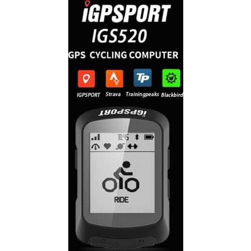 New arrive iGPSPORT IGS520 GPS Cycling Computer support Sensors Heart Rate Monitor Outdoor Accessories with multi language