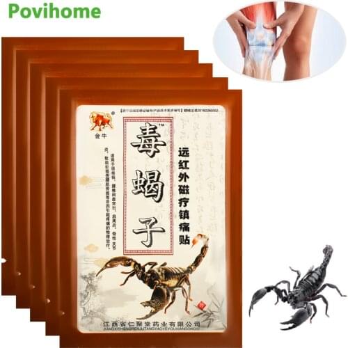 32/40pcs Scorpion Venom Medical Plaster Neck Back Knee Muscle Painkiller Arthritis Joint Knee Orthopedic Pain Relief Patch