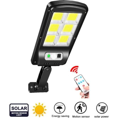 Tabular oblong Solar LED Light Outdoor Street Wall Lamp Human Body Induction motion sensor Wireless Waterproof remote rotable br