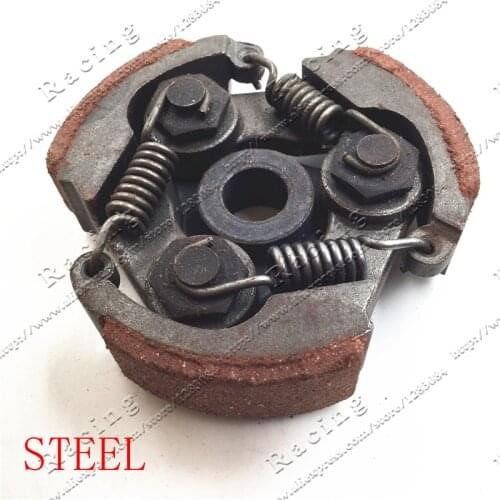 STEEL Heavy duty clutch pads springs for 47cc 49cc gas minimoto pocket bike mini dirt bike crosser quad atv motorcycle 2 stoke