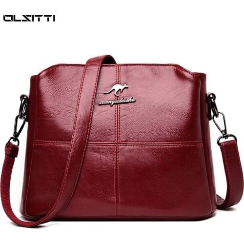 OLSITTI New Fashion Casual Shoulder Bags for Women 2021 New Simple Style Pu Leather Solid Color Crossbody Bag Sac Epaule