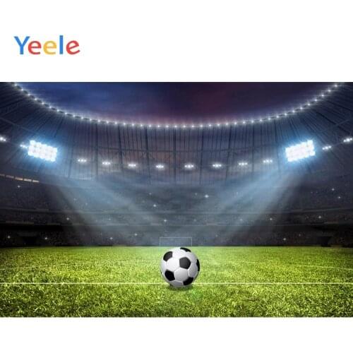 Baby Boy Birthday Party Football Soccer Field Stadium Sports Backdrop Vinyl Photography Background For Photo Studio Photozone