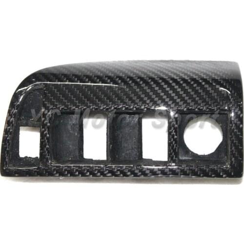 Dry Carbon Fiber Interior Trim Fit For 2008-2014 R8 V8 V10 Spyder LHD Center Console Convertible Switch Panel Cover Car-styling