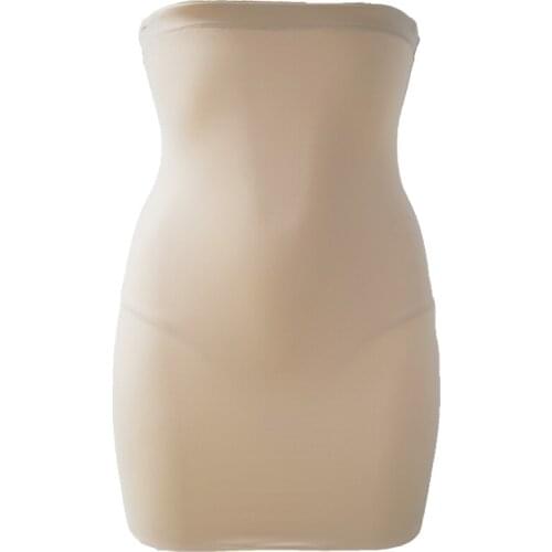 Skin Removable Spaghetti Strap Silicone Anti-slip Soft Half Slips for Women Sew with under pant Female underwear Brief SML SH003