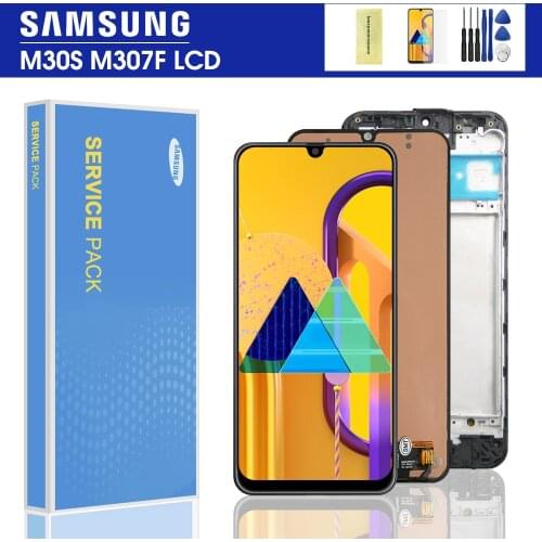 6.4 inch M30S 2019 LCD For Samsung Galaxy M30S M307 M307F LCD Display Touch Screen Digitizer Assembly Replacement